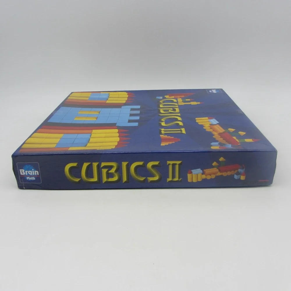 Cubics II Wooden Block Set COMPLETE Brain Math Educational Preschool Colorful